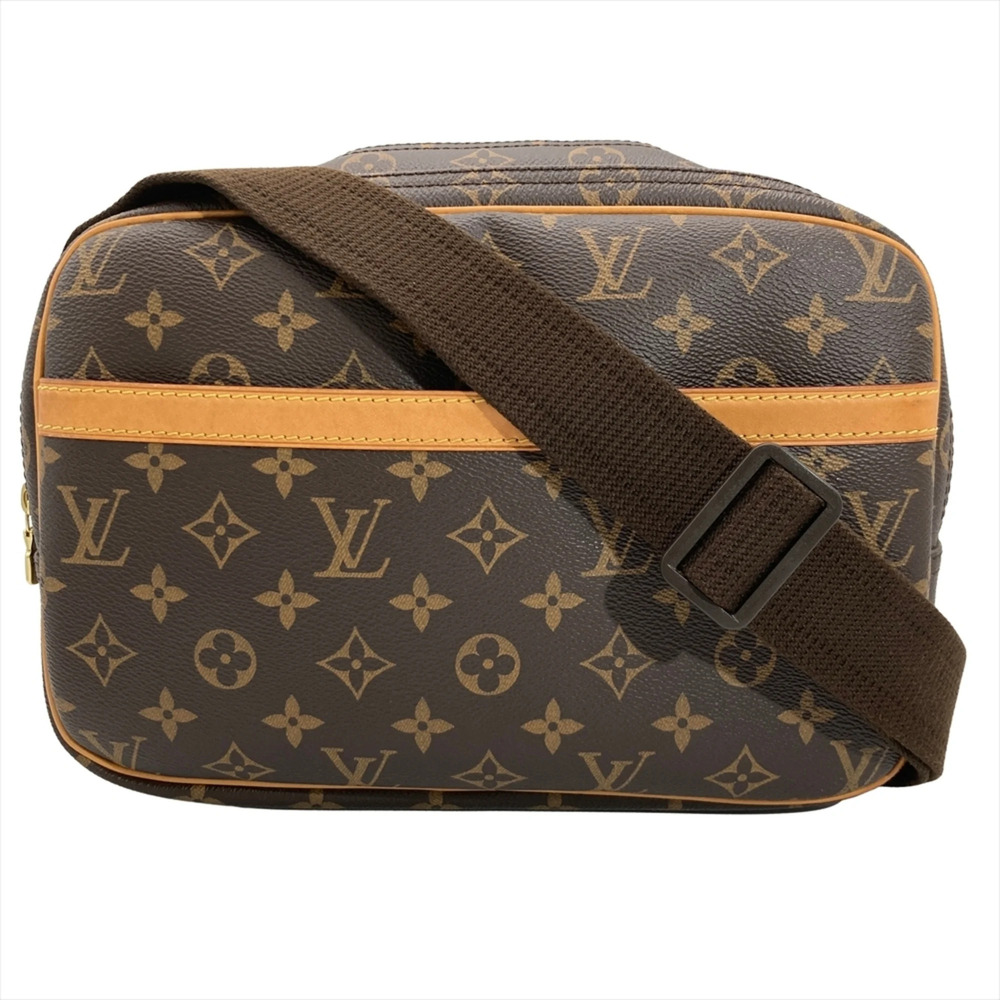 LOUIS VUITTON Authentic Brown Monogram Canvas Shoulder Bag